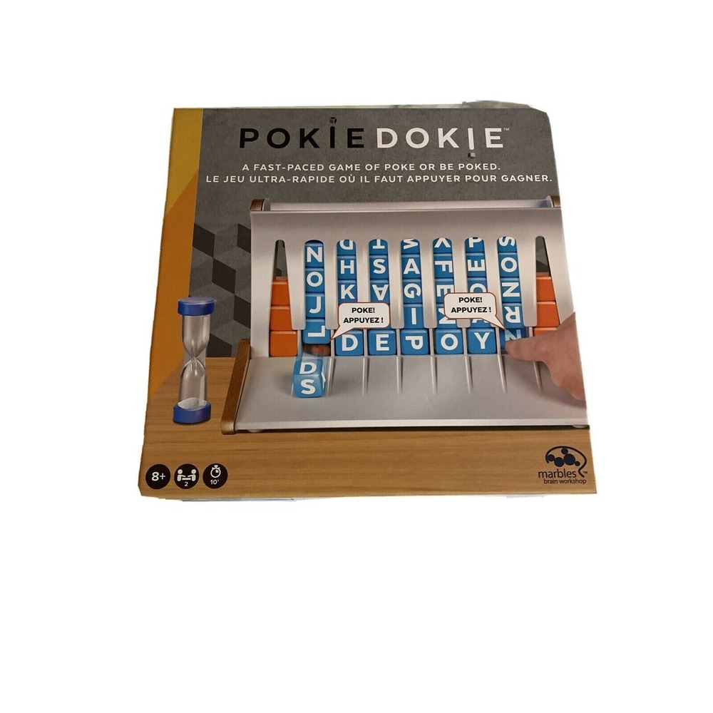 Pokie‎ Dokie Fast-Paced Word Game For 2 Players Ages 8+ By Marbles